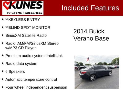 Smokey Grey Metallic 2014 Buick Verano Base
