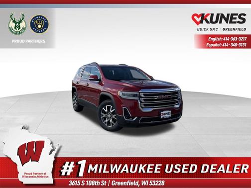 Volcanic Red Tintcoat 2023 GMC Acadia AWD SLT
