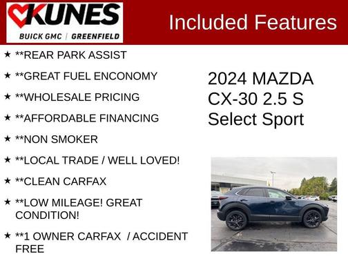 2024 Mazda CX-30 2.5 S Select Sport