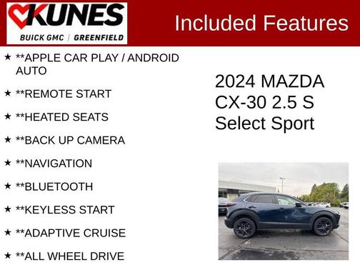 2024 Mazda CX-30 2.5 S Select Sport