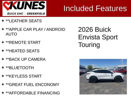 Summit White 2026 Buick Envista Sport Touring FWD
