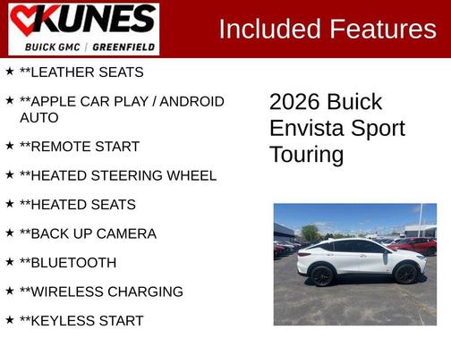 Summit White 2026 Buick Envista Sport Touring FWD