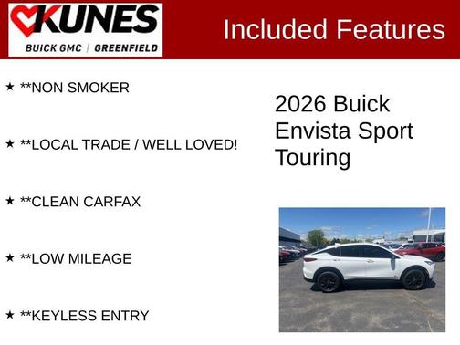 Summit White 2026 Buick Envista Sport Touring FWD