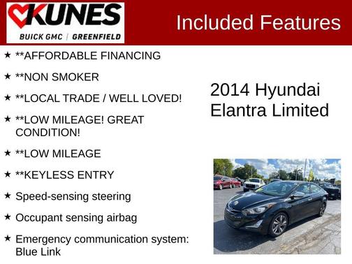 2014 Hyundai ELANTRA Limited
