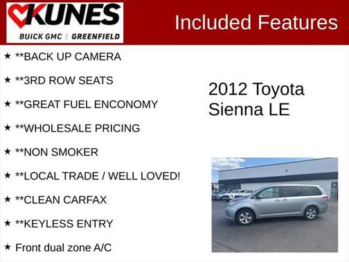 2012 Toyota Sienna LE