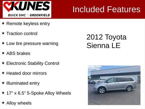 2012 Toyota Sienna LE