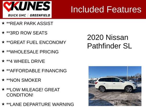 2020 Nissan Pathfinder SL 4WD