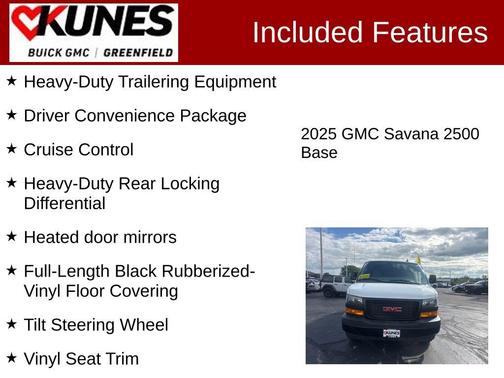 2025 GMC Savana 2500 Work Van