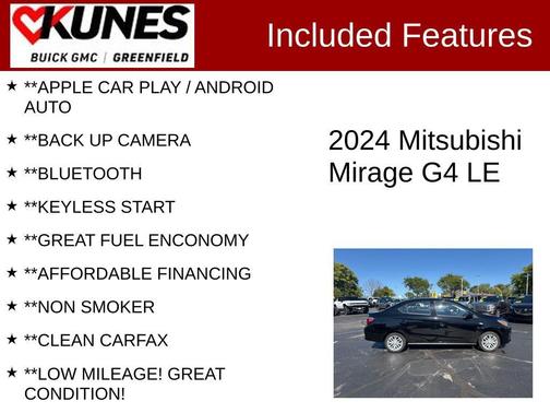 2024 Mitsubishi Mirage G4 LE