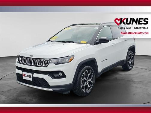 Bright White Clearcoat 2025 Jeep Compass Limited