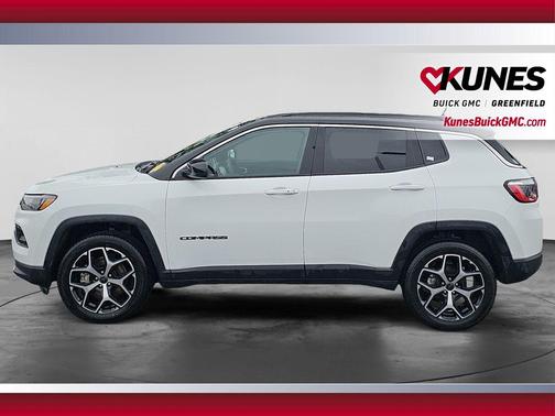 Bright White Clearcoat 2025 Jeep Compass Limited