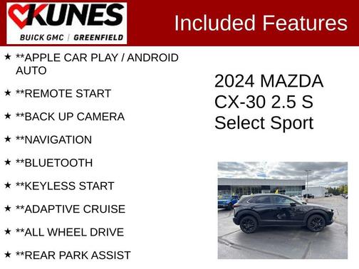 2024 Mazda CX-30 2.5 S Select Sport