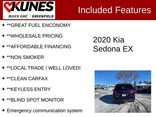2020 Kia Sedona EX