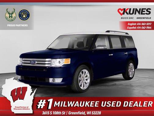 Blue 2010 Ford Flex SEL