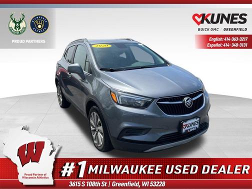 Satin Steel Metallic 2020 Buick Encore Preferred