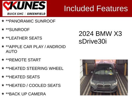 2024 BMW X3 sDrive30i