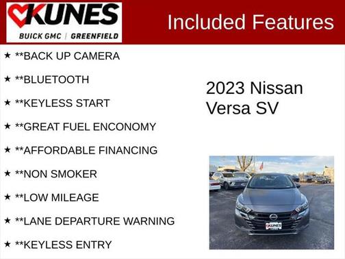 2023 Nissan Versa 1.6 SV