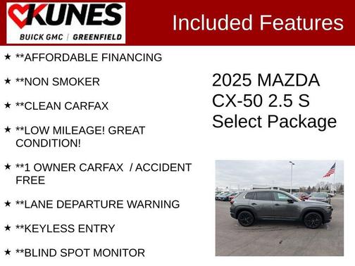 2025 Mazda CX-50 2.5 S Select Package