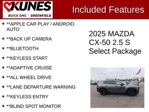 2025 Mazda CX-50 2.5 S Select Package