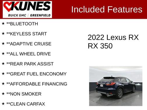 Mica 2022 Lexus RX 350 Base