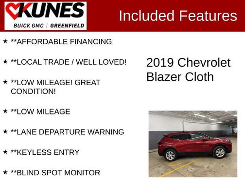 Cajun Red Tintcoat 2019 Chevrolet Blazer 1LT