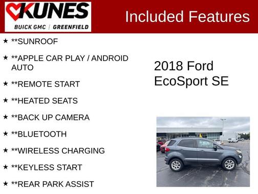 2018 Ford EcoSport SE
