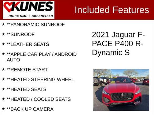 2021 Jaguar F-PACE R-Dynamic S P400 AWD Automatic