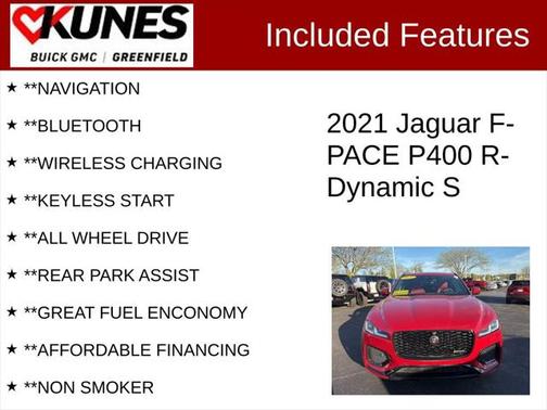 2021 Jaguar F-PACE R-Dynamic S P400 AWD Automatic