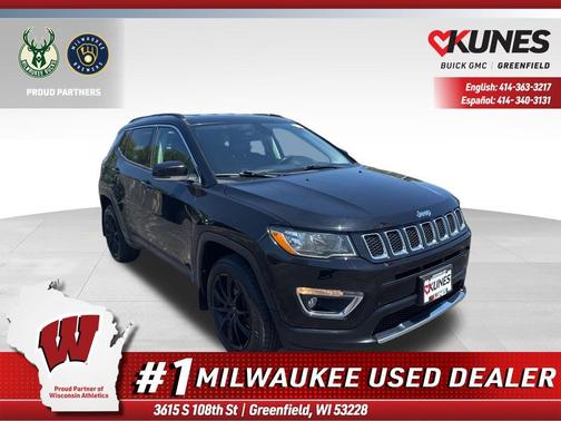 Diamond Black Crystal Pearlcoat 2018 Jeep Compass Limited