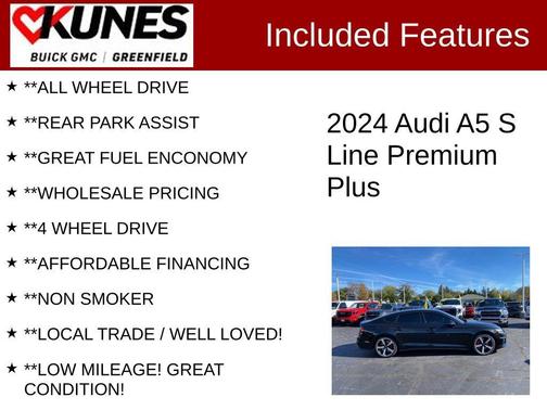 2024 Audi A5 Sportback 45 S Line Premium Plus