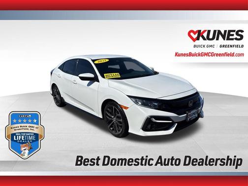 Platinum White Pearl 2021 Honda Civic Sport