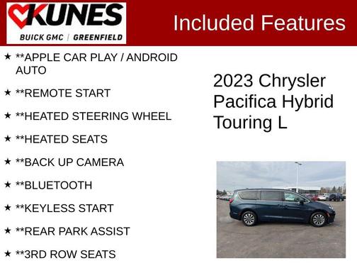 2023 Chrysler Pacifica Hybrid Touring L