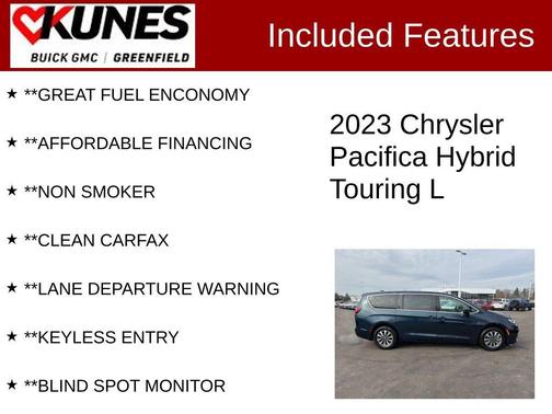 2023 Chrysler Pacifica Hybrid Touring L