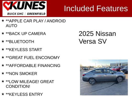 2025 Nissan Versa 1.6 SV