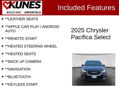 Diamond Black 2025 Chrysler Pacifica L