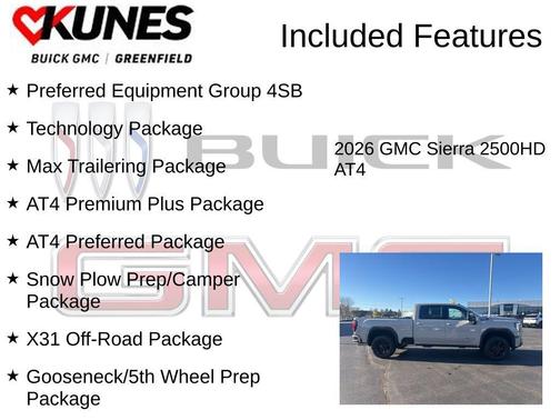 2026 GMC Sierra 2500 AT4