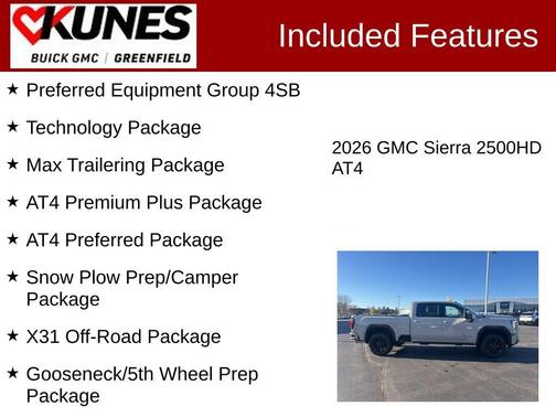 2026 GMC Sierra 2500 AT4