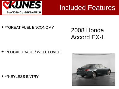 Royal Blue Pearl 2008 Honda Accord EX-L