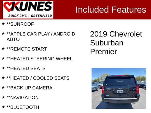 Black 2019 Chevrolet Suburban Premier