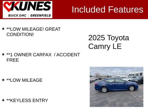 2025 Toyota Camry LE
