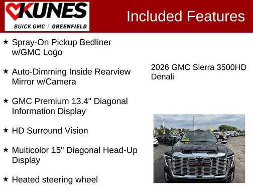 2026 GMC Sierra 3500 Denali