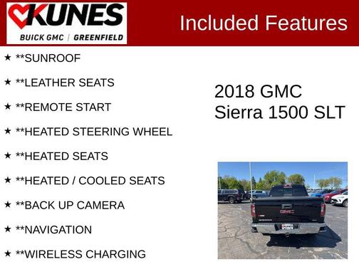Onyx Black 2018 GMC Sierra 1500 SLT