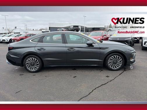 Portofino Gray 2025 Hyundai SONATA Hybrid SE