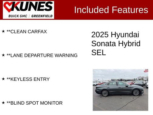 Portofino Gray 2025 Hyundai SONATA Hybrid SE