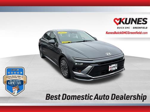 Portofino Gray 2025 Hyundai SONATA Hybrid SE