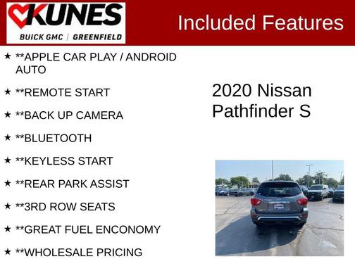2020 Nissan Pathfinder S 2WD