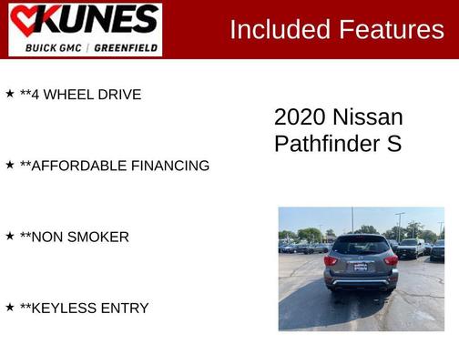 2020 Nissan Pathfinder S 2WD