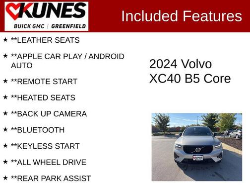 2024 Volvo XC40 B5 Core