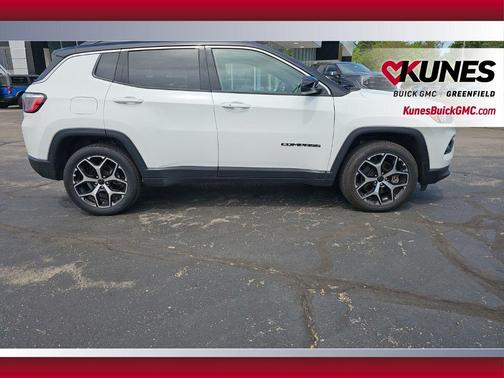 Bright White Clearcoat 2025 Jeep Compass Limited