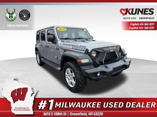 Billet Silver Metallic Clearcoat 2020 Jeep Wrangler Unlimited Sport